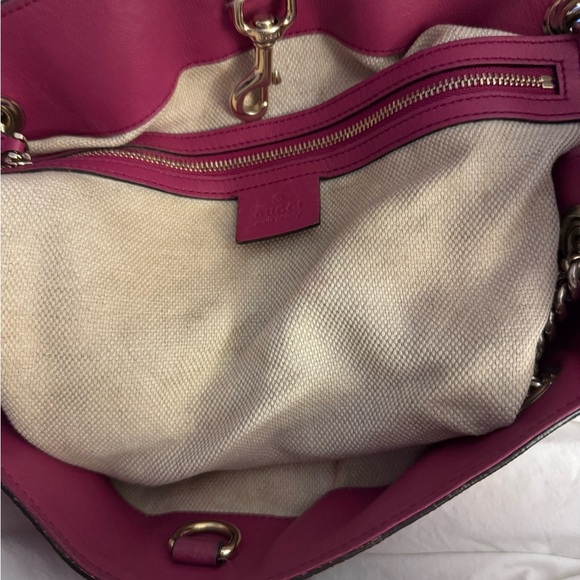 Gucci Soho medium size/Gucci Soho Medium Black Double Leather Chain Shoulder Bag - Picture 16 of 16